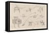 Various Chinese Implements, 1855-null-Framed Stretched Canvas
