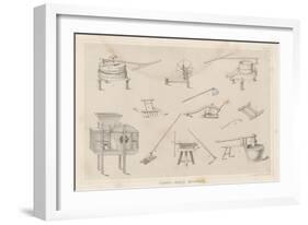 Various Chinese Implements, 1855-null-Framed Giclee Print