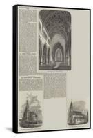 Various Churches-null-Framed Stretched Canvas