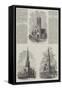 Various Churches-null-Framed Stretched Canvas