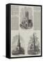 Various Churches-null-Framed Stretched Canvas