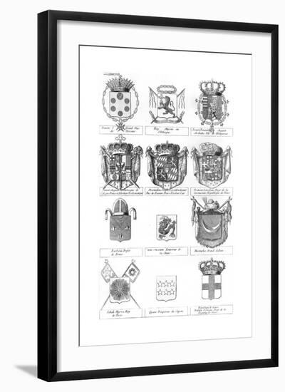 Various Coats of Arms-null-Framed Giclee Print