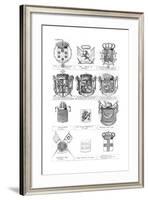 Various Coats of Arms-null-Framed Giclee Print