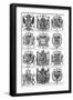 Various Coats of Arms-null-Framed Art Print