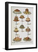 Various Cold Meat Dishes-Isabella Beeton-Framed Giclee Print