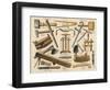 Various Cooper's Tools-null-Framed Art Print