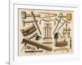 Various Cooper's Tools-null-Framed Art Print