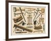 Various Cooper's Tools-null-Framed Art Print