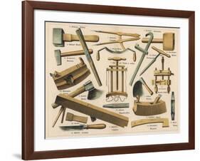 Various Cooper's Tools-null-Framed Art Print