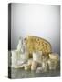 Various Dairy Products and Cheese-Daniel Czap-Stretched Canvas