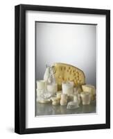 Various Dairy Products and Cheese-Daniel Czap-Framed Premium Photographic Print