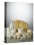 Various Dairy Products and Cheese-Daniel Czap-Stretched Canvas