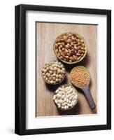 Various Dried Pulses-Eising Studio - Food Photo and Video-Framed Photographic Print