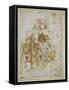 Various Figure Studies-Michelangelo Buonarroti-Framed Stretched Canvas