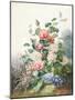 Various Flowers Growing in a Landscape Setting-Antoine Pascal-Mounted Giclee Print