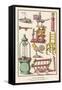 Various French Toys Available at Bon Marche Paris-null-Framed Stretched Canvas