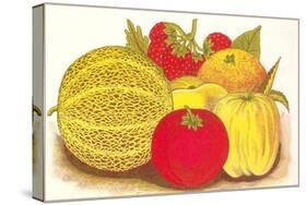 Various Fruits, Illustration-null-Stretched Canvas