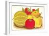 Various Fruits, Illustration-null-Framed Art Print