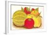 Various Fruits, Illustration-null-Framed Art Print