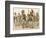 Various Greek Costumes: Warriors-null-Framed Art Print