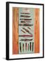 Various Hunting Knives-null-Framed Art Print