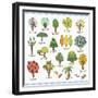 Various Icons of Trees-TongRo-Framed Giclee Print