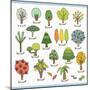 Various Icons of Trees-TongRo-Mounted Giclee Print