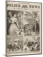 Various Incidents Featured in Illustrated Police News-null-Mounted Giclee Print