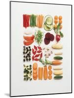 Various Kinds of Chopped Vegetables-Walter Cimbal-Mounted Photographic Print