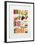 Various Kinds of Chopped Vegetables-Walter Cimbal-Framed Photographic Print