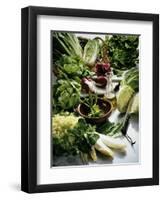 Various Lettuces-Teubner Foodfoto GmbH-Framed Premium Photographic Print