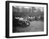 Various MGs outside the Kings Arms, Berkhamsted, Hertfordshire, during the MG Car Club Trial, 1931-Bill Brunell-Framed Photographic Print