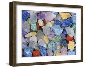 Various minerals-Walter Geiersperger-Framed Premium Photographic Print