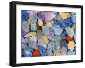 Various minerals-Walter Geiersperger-Framed Premium Photographic Print