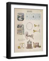 Various Musical Instruments and Sounds, Wurtemberg, C1850-null-Framed Giclee Print