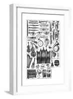 Various Musical Instruments-null-Framed Giclee Print