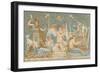 Various Musicians Playing Various Instruments: a Harp a Lyre Pipes Hunting Horn-Walter Crane-Framed Photographic Print