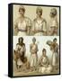 Various North African Women of Tunisia and Morocco-null-Framed Stretched Canvas