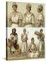 Various North African Women of Tunisia and Morocco-null-Stretched Canvas