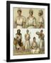 Various North African Women of Tunisia and Morocco-null-Framed Art Print