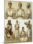 Various North African Women of Tunisia and Morocco-null-Mounted Art Print