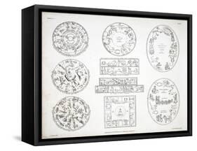 Various Representations of the Zodiac-Alexander Jamieson-Framed Stretched Canvas