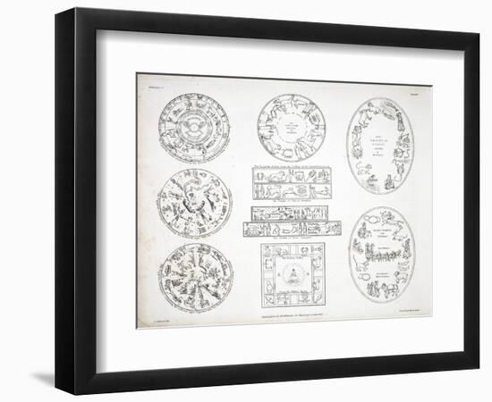 Various Representations of the Zodiac-Alexander Jamieson-Framed Giclee Print