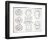 Various Representations of the Zodiac-Alexander Jamieson-Framed Giclee Print