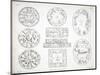 Various Representations of the Zodiac-Alexander Jamieson-Mounted Giclee Print