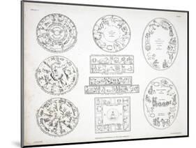 Various Representations of the Zodiac-Alexander Jamieson-Mounted Giclee Print
