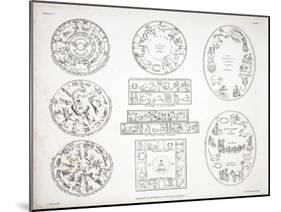 Various Representations of the Zodiac-Alexander Jamieson-Mounted Giclee Print