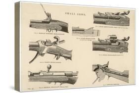 Various Rifles Showing Details of Loading Mechanisms-null-Stretched Canvas