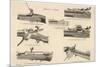 Various Rifles Showing Details of Loading Mechanisms-null-Mounted Premium Giclee Print