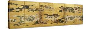 Various Scenes of the Tale of Genji, 17th/18th Century-null-Stretched Canvas